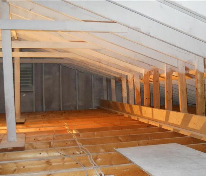 no insulation in attic