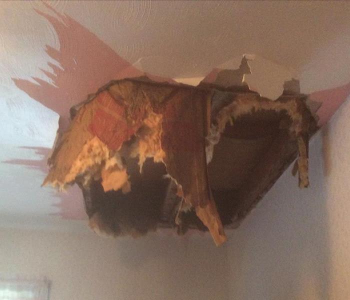 fallen ceiling