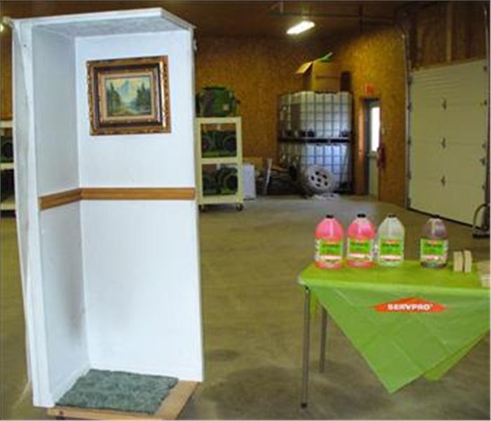 Photo of SERVPRO supplies for CE class